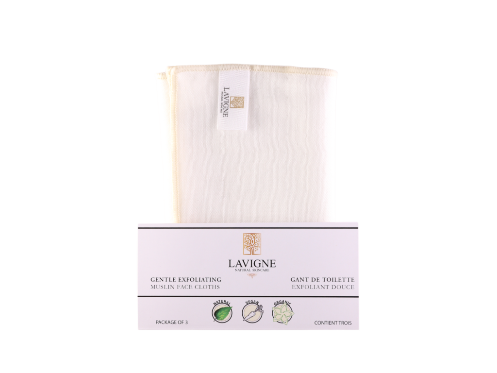 Lavigne Naturals -  Muslin Exfoliating Cloths (3pk)
