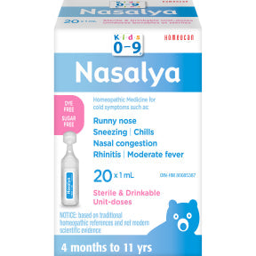 Homeocan - KIDS 0-9 LINE UNIT-DOSES TEETHING Unit-doses Nasalya 20 x 1 mL