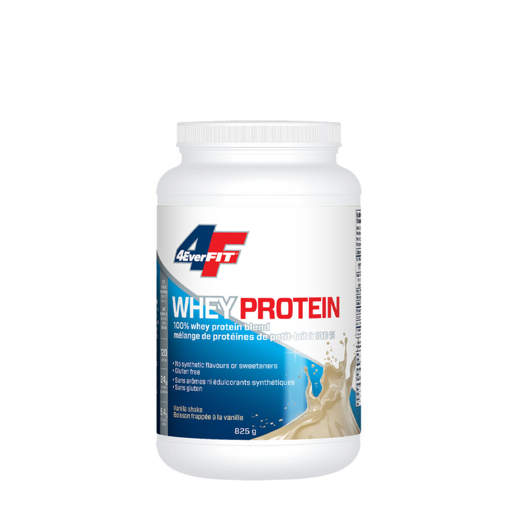 4EverFIT - 100% Natural Whey Protein - Vanilla Shake - 825g