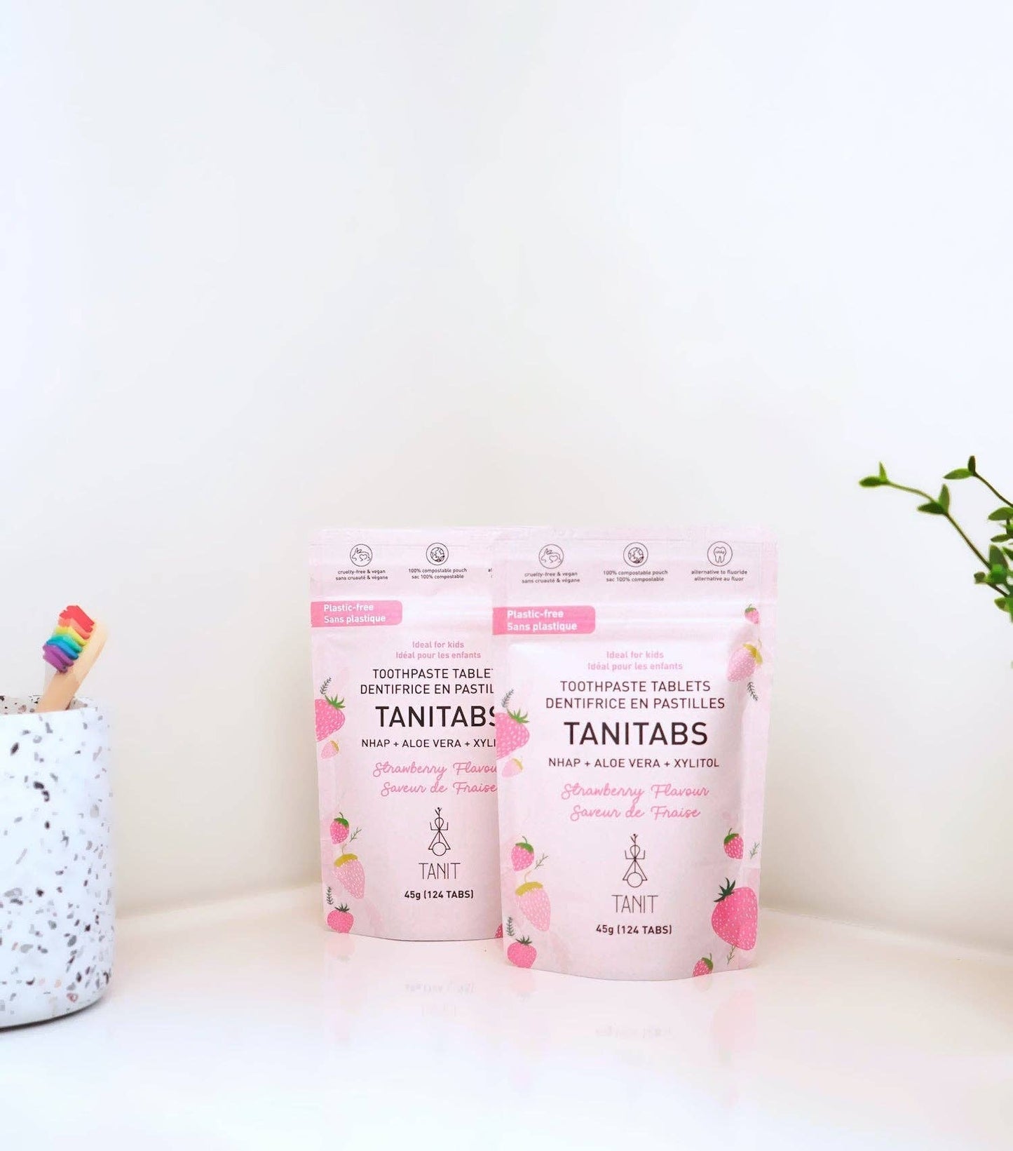 Tanitabs Eco-Refill Packs – Large (124 tabs) Compostable Pouch