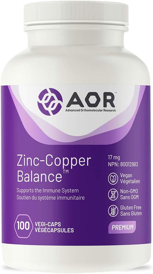 AOR - Zinc-Copper Balance 100caps