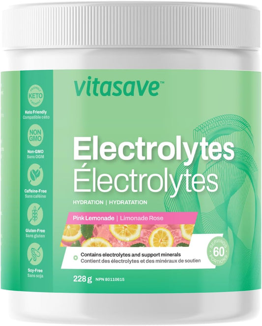 Vitasave Electrolytes - Pink Lemonade 228g