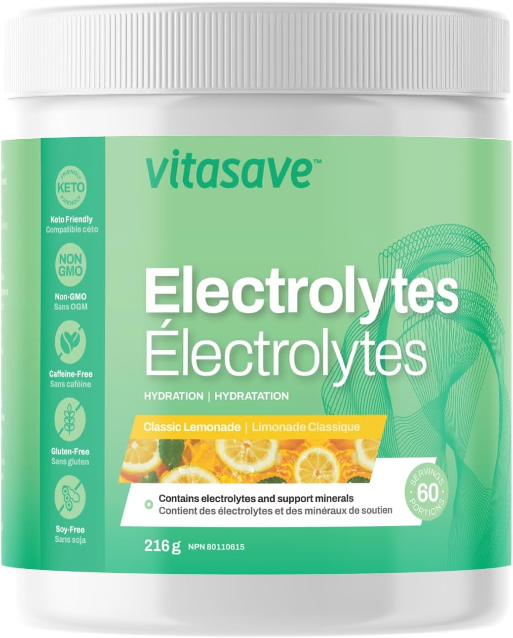 Vitasave Electrolytes - Classic Lemonade 216g