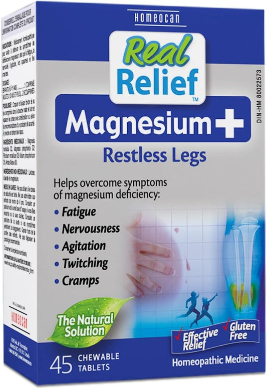 Homeocan - REAL RELIEF LINE (FOR ADULTS) TABLETS Magnesium + 45 comp