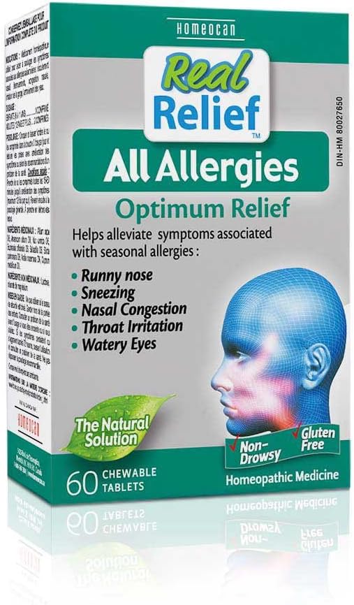 Homeocan - REAL RELIEF LINE (FOR ADULTS) TABLETS All Allergies 60 comp