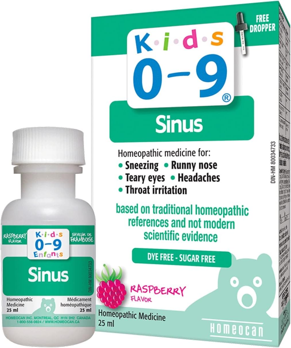Homeocan - KIDS 0-9 LINE ORAL SOLUTIONS Sinus 25 mL
