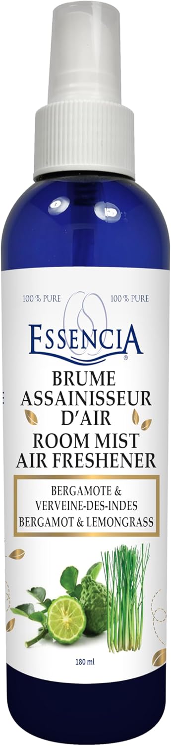 Essencia - ESSENTIAL OILS MISTS / AIR FRESHENERS Bergamot & Lemongrass Mist 180 mL