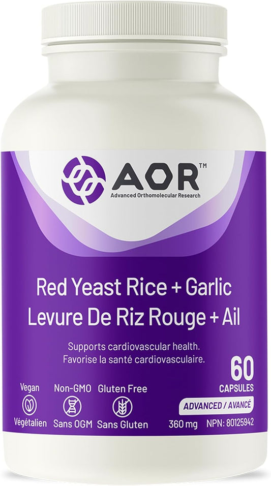 AOR - Red Yeast Rice + Garlic 60caps