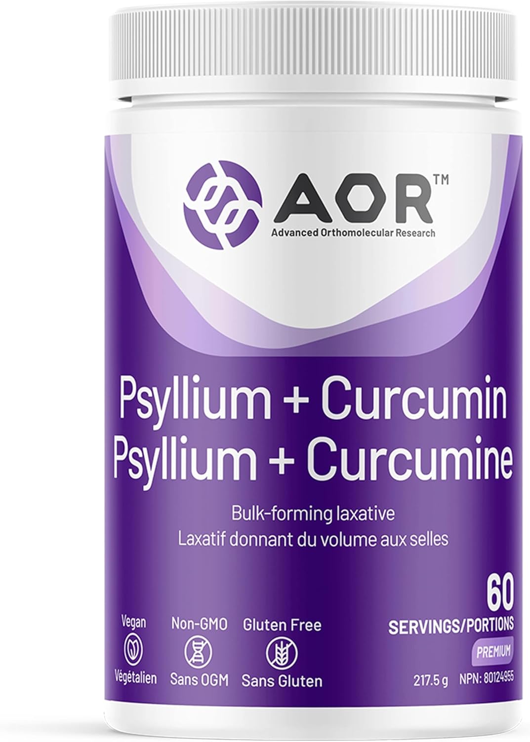 AOR - Psyllium + Curcumin 217.5g