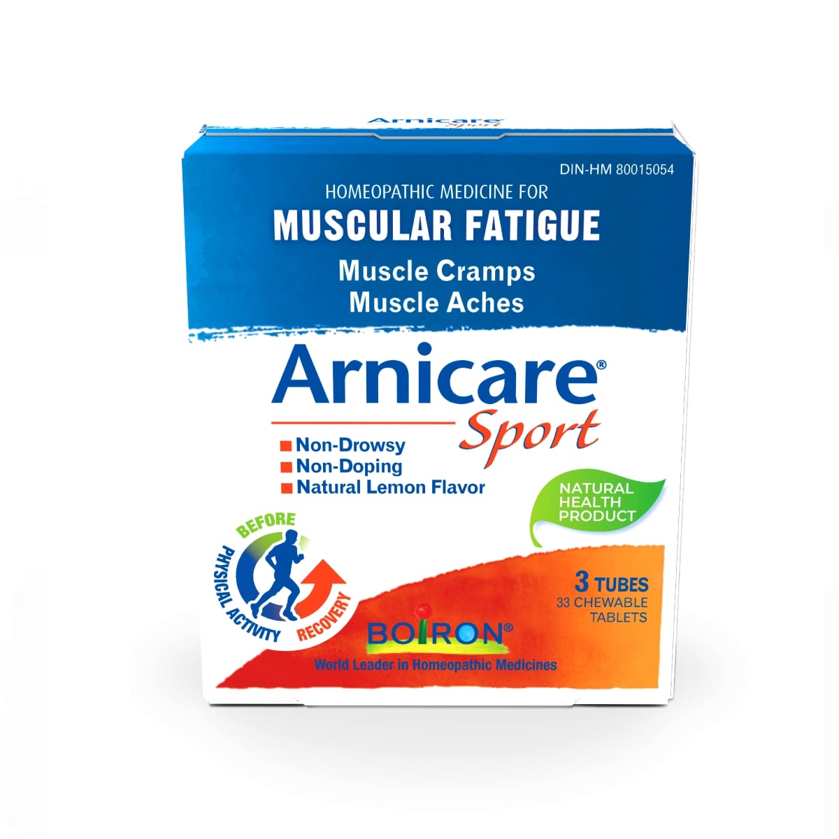 Boiron - Arnicare Sport - 3 tubes, 33 chewable tablets