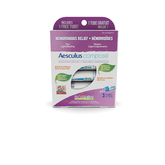 Boiron - Aesculus compos - 3 Tubes of pellets