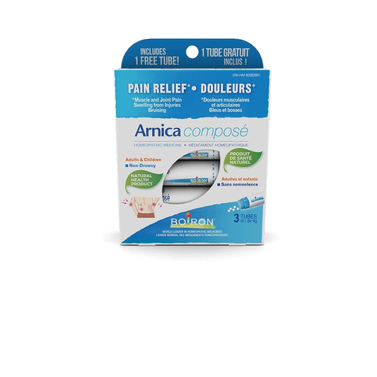Boiron - Arnica compos - 3 Tubes of pellets