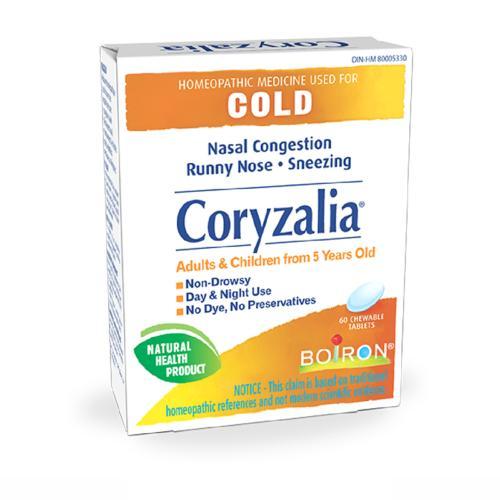 Boiron - Coryzalia - 60 chewable tablets