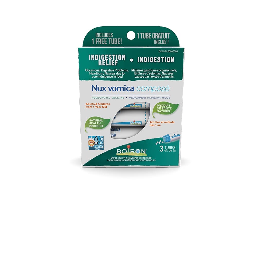 Boiron - Nux vomica compos - 3 Tubes of pellets