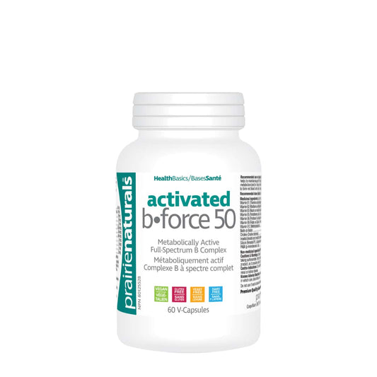 Prairie Naturals - Activated B Force Metabolically Active Full-Spectrum B Complex - 60 Capsules