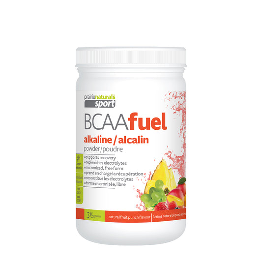 Prairie Naturals - BCAA Fuel pH-Balanced Branch-Chain Amino Acids - Fruit Punch - 315g