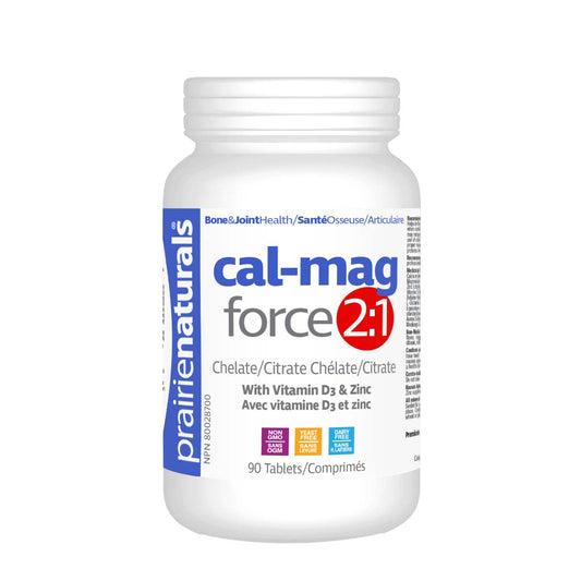 Prairie Naturals - Cal-Mag-Force 2:1 - 90 Tablets