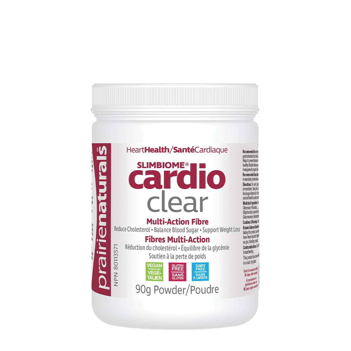 Prairie Naturals - SlimBiome Cardio Clear Multi-Action Fibre - 90g