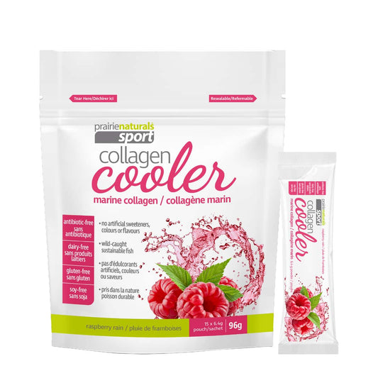 Prairie Naturals - Marine Collagen Cooler - Raspberry Rain - 6.4g x 15