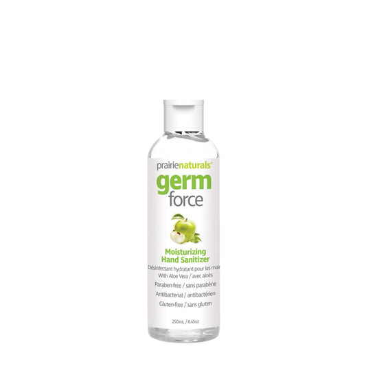 Prairie Naturals - Germ-Force Moisturizing Paraben-Free Hand Sanitizer - Green Apple - 250mL