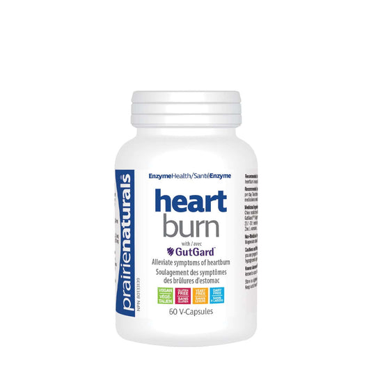 Prairie Naturals - Heart Burn with Gut Guard - 60 Capsules