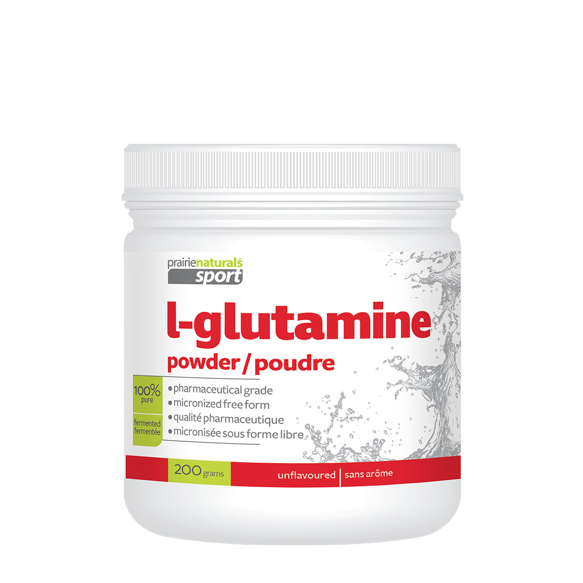Prairie Naturals - L-Glutamine Unflavoured Powder - 200g