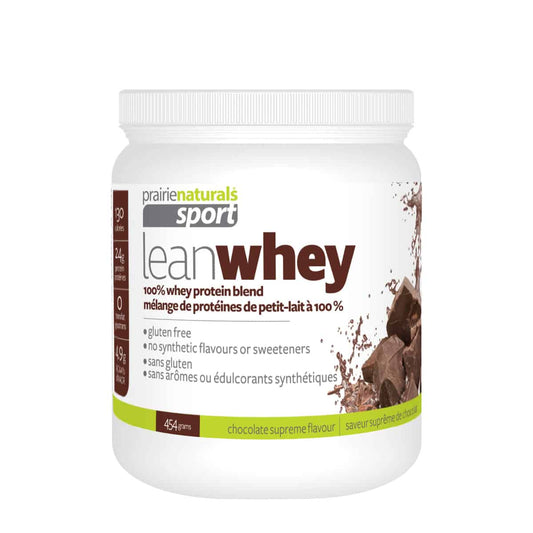 Prairie Naturals - Lean Whey Protein Concentrate Blend - Chocolate Supreme - 454g
