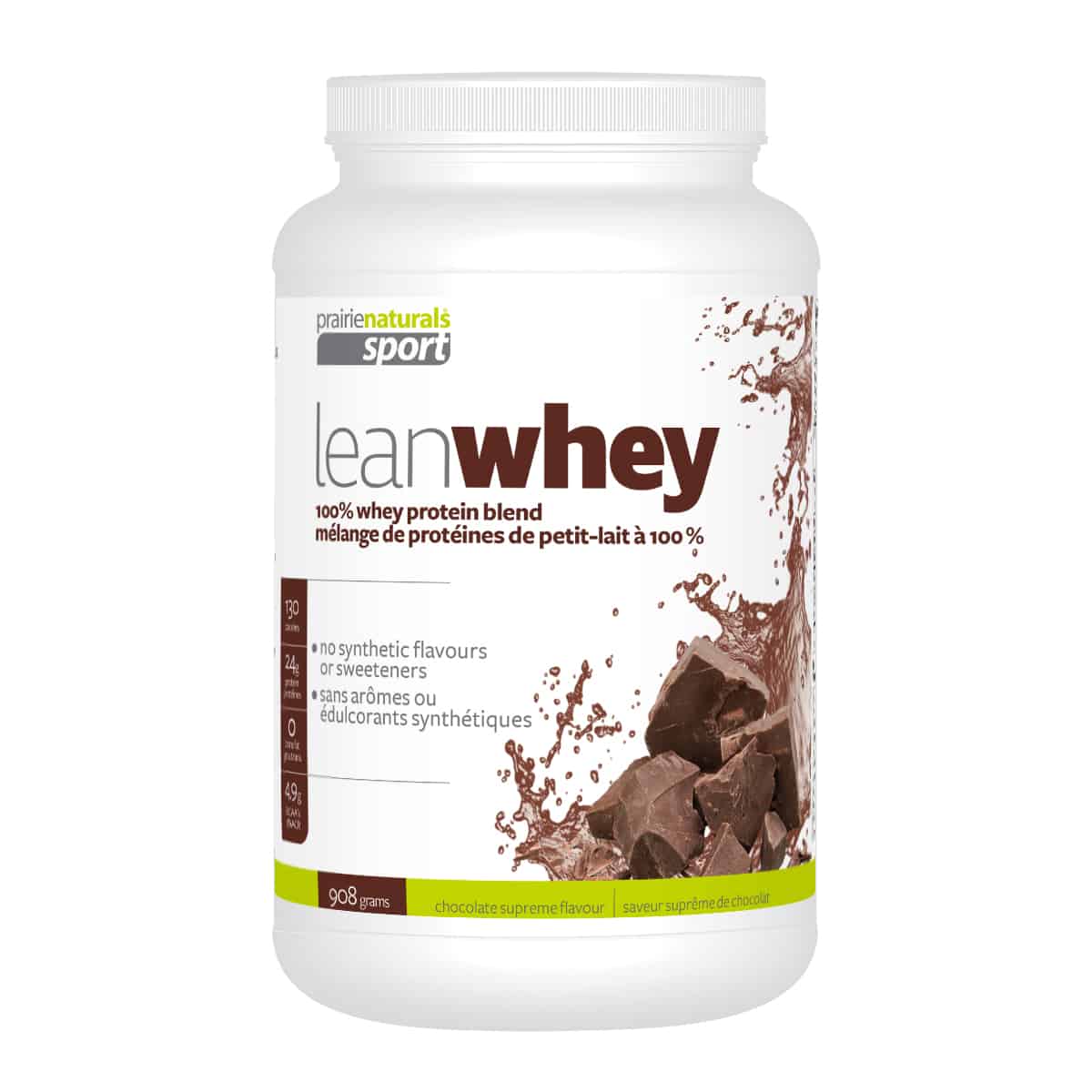 Prairie Naturals - Lean Whey Protein Concentrate Blend - Chocolate Supreme - 908g