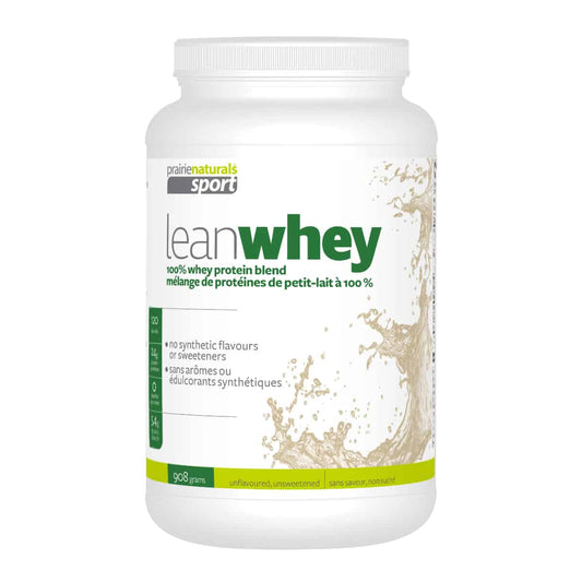 Prairie Naturals - Lean Whey Protein Concentrate Blend - Unflavoured & Unsweetened - 908g