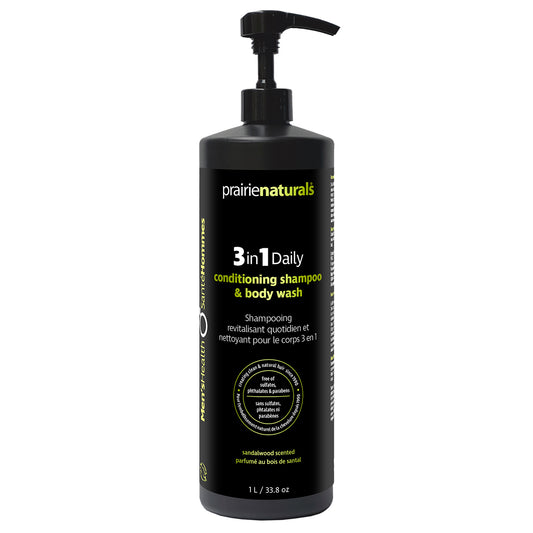 Prairie Naturals - Men¡¦s 3 in 1 All Over Wash - 1000mL