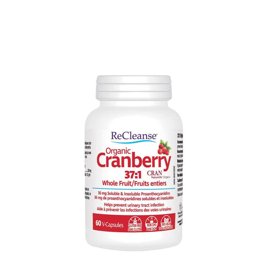 Prairie Naturals - Organic Cranberry 37:1 36 mg PACS - 60 V-Caps