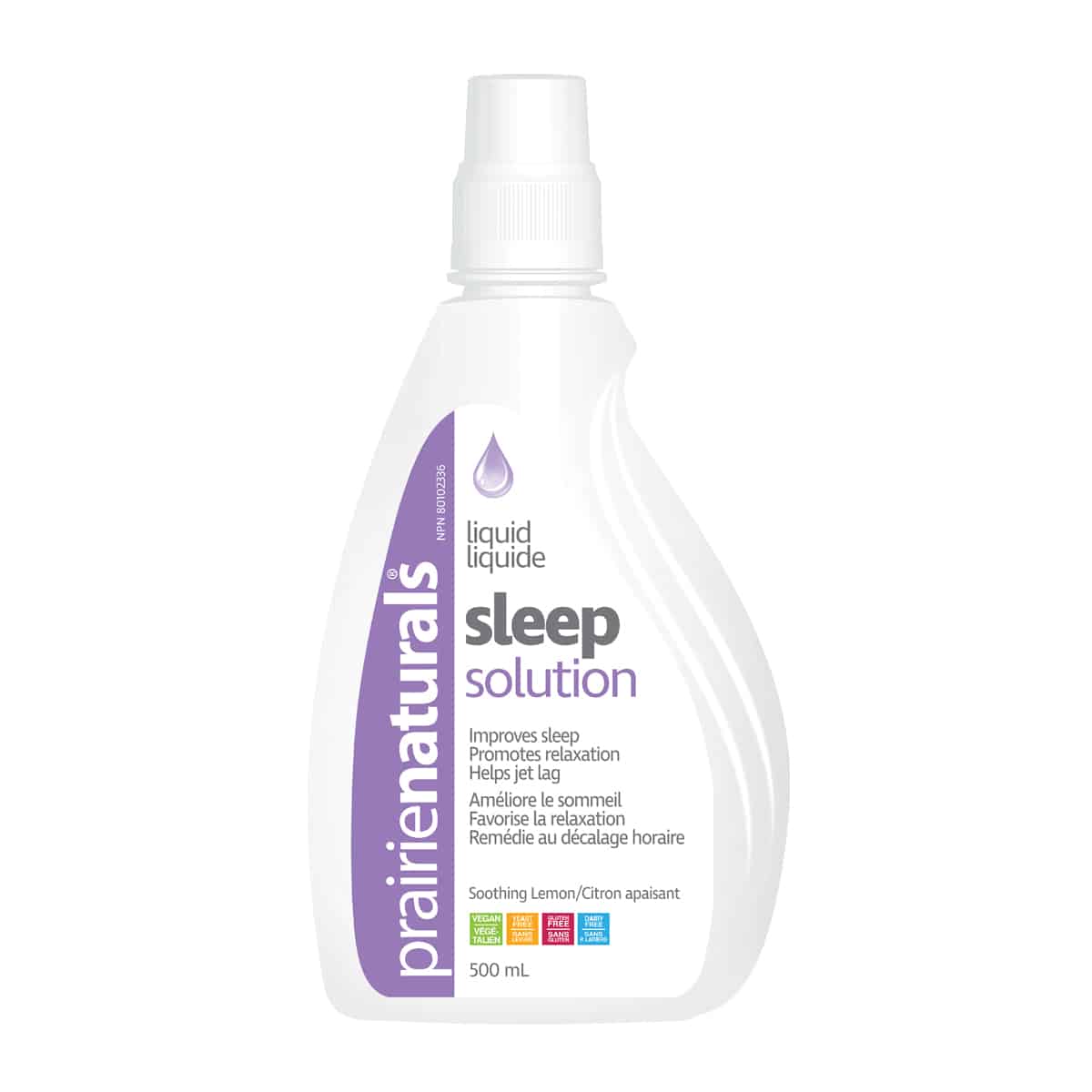 Prairie Naturals - Liquid Sleep Solution Sleep Aid with PharmaGABA - 500mL