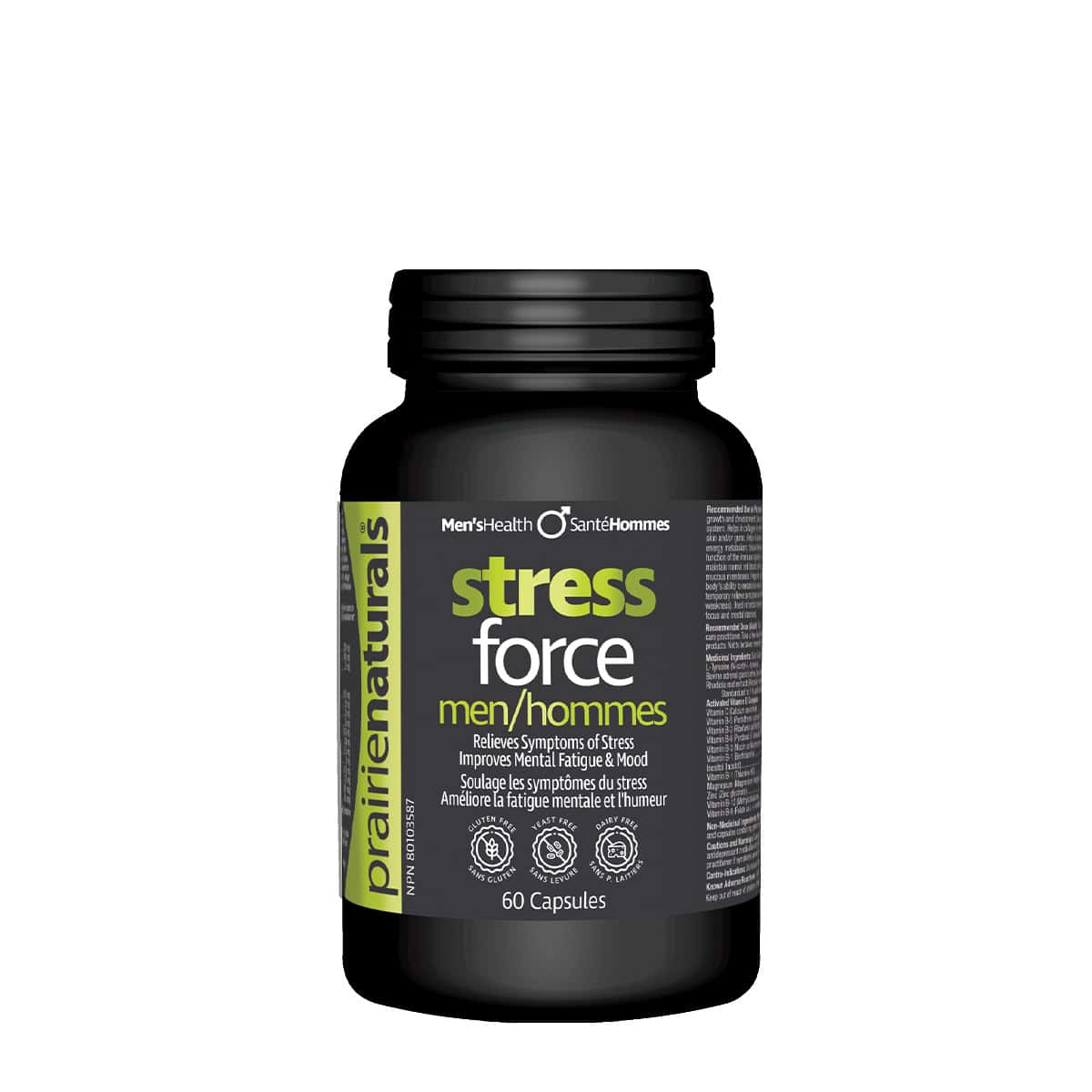 Prairie Naturals - Stress-Force Improves Mental Fatigue & Mood - 60 Capsules