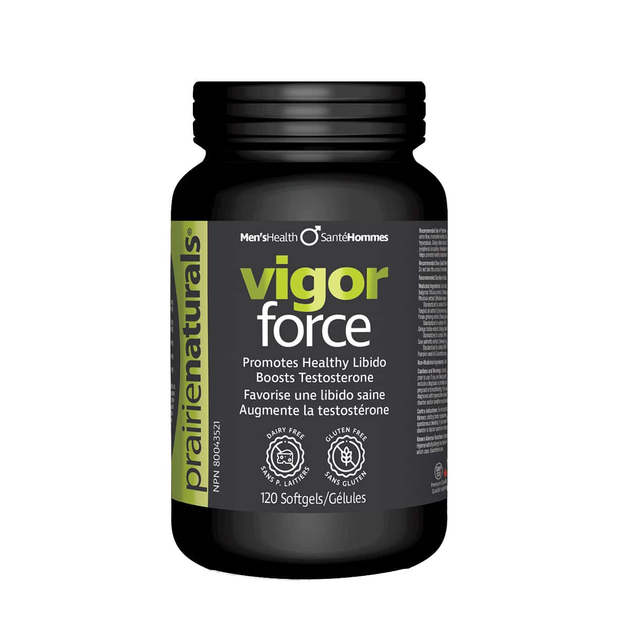 Prairie Naturals - Vigor-Force Libido & Endurance for Men - 120 Softgels