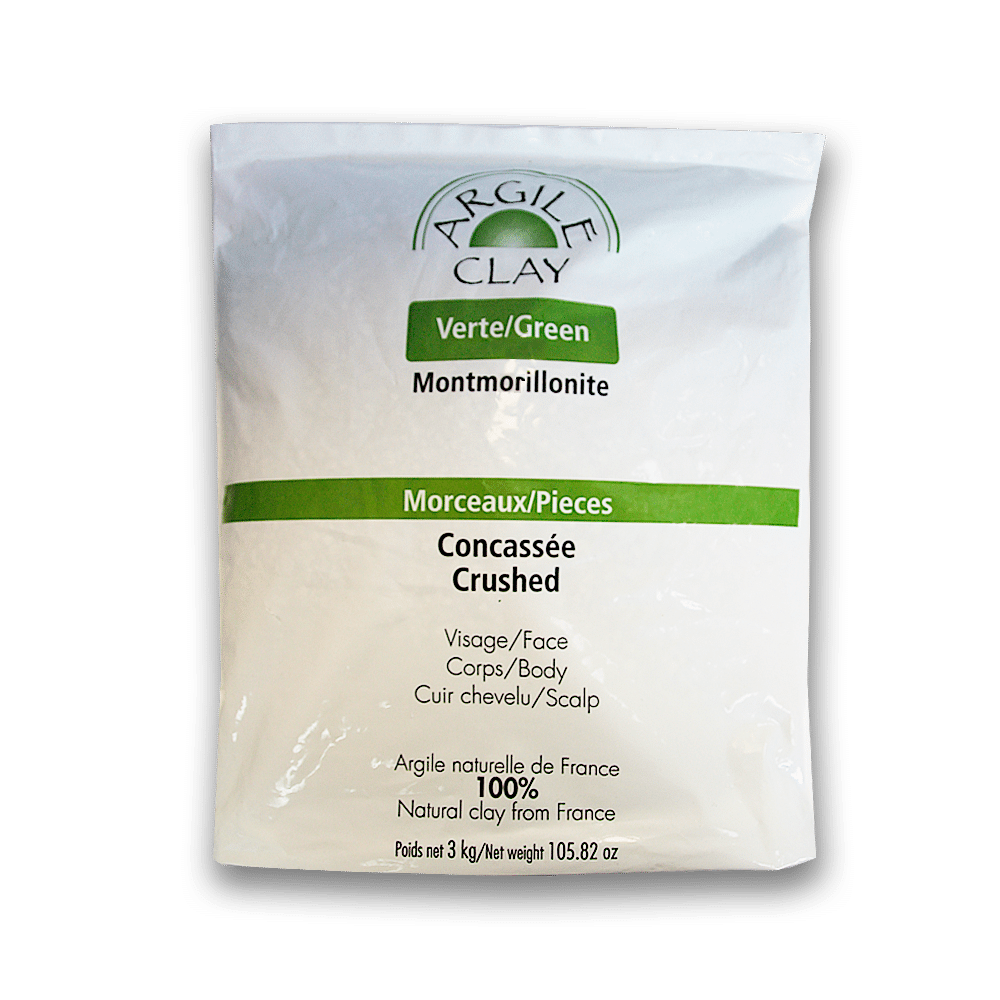 ARGILE CLAY LINE GREEN MONTMORILLONITE CLAY Crushed 3 kg