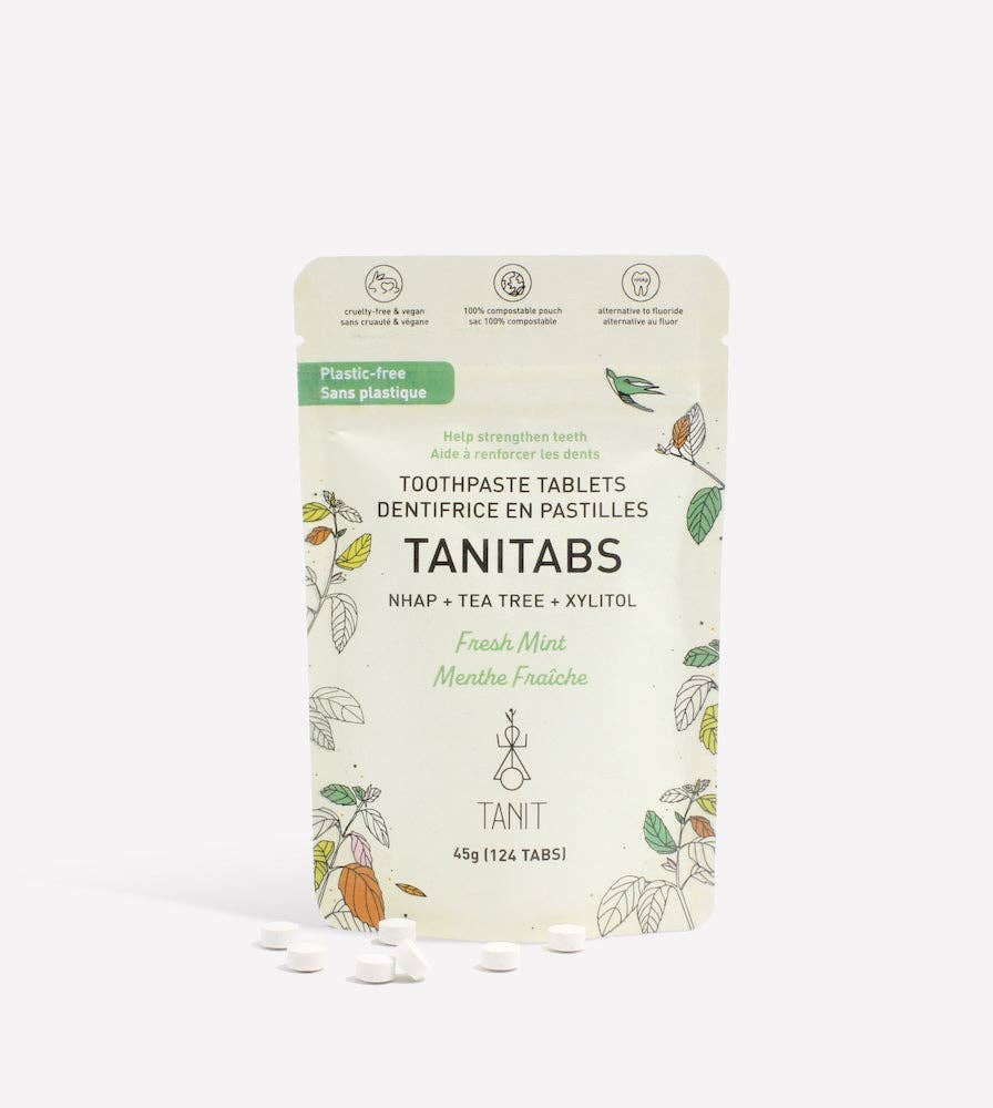 Tanitabs Eco-Refill Packs – Large (124 tabs) Compostable Pouch