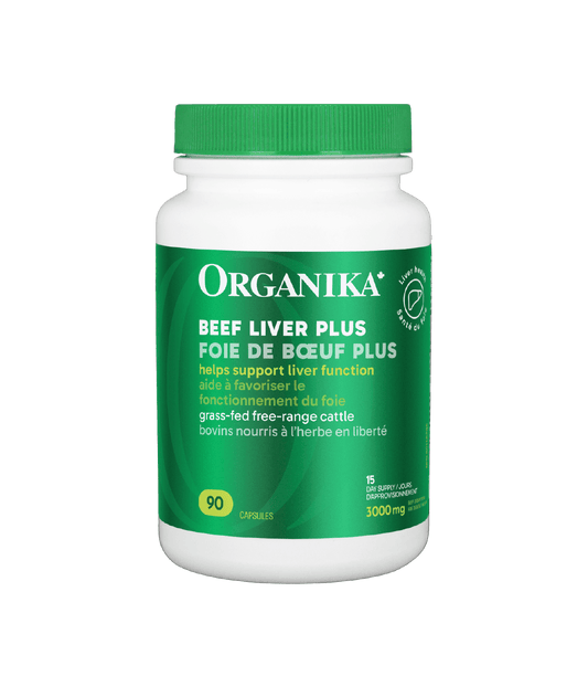 Organika - GRASS FED BEEF LIVER PLUS 500MG 90CAP