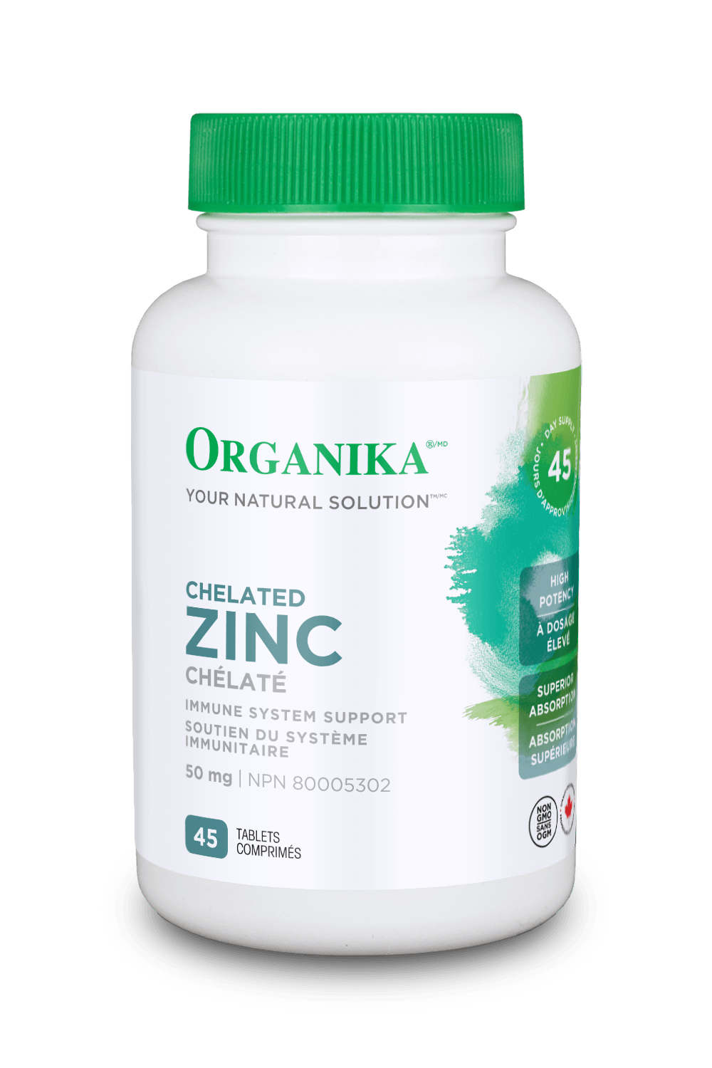 Organika - ZINC CHELATED 50MG 45TAB