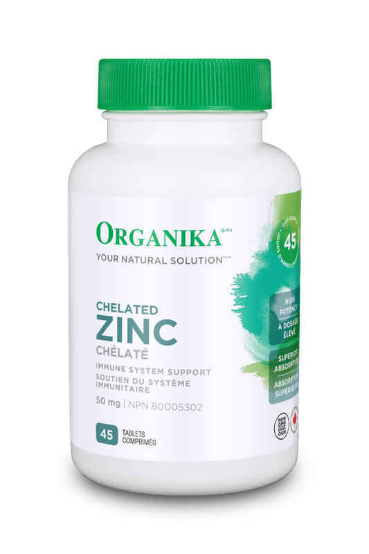 Organika - ZINC CHELATED 50MG 45TAB
