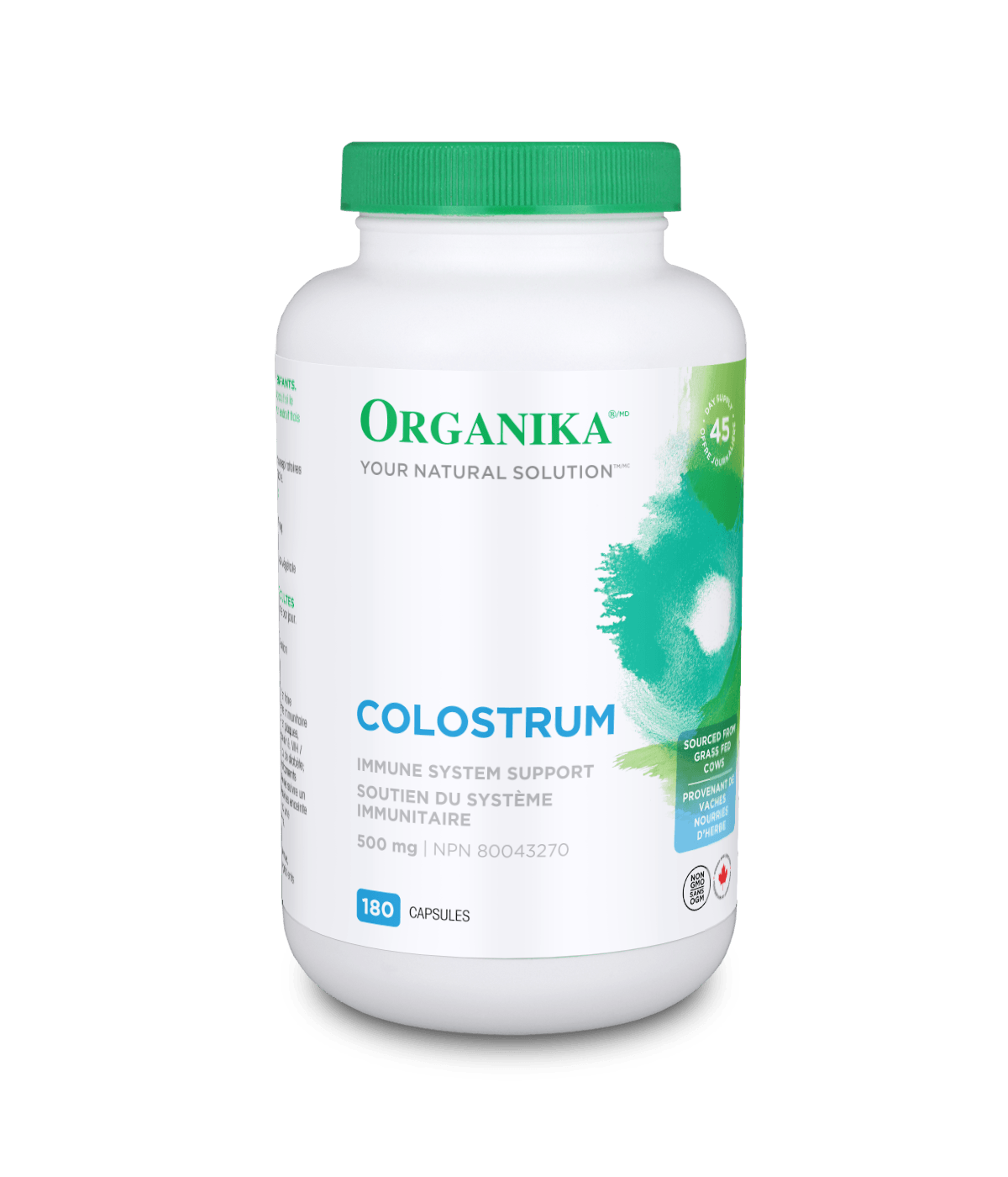 Organika - COLOSTRUM BOVINE 500MG 180CAP