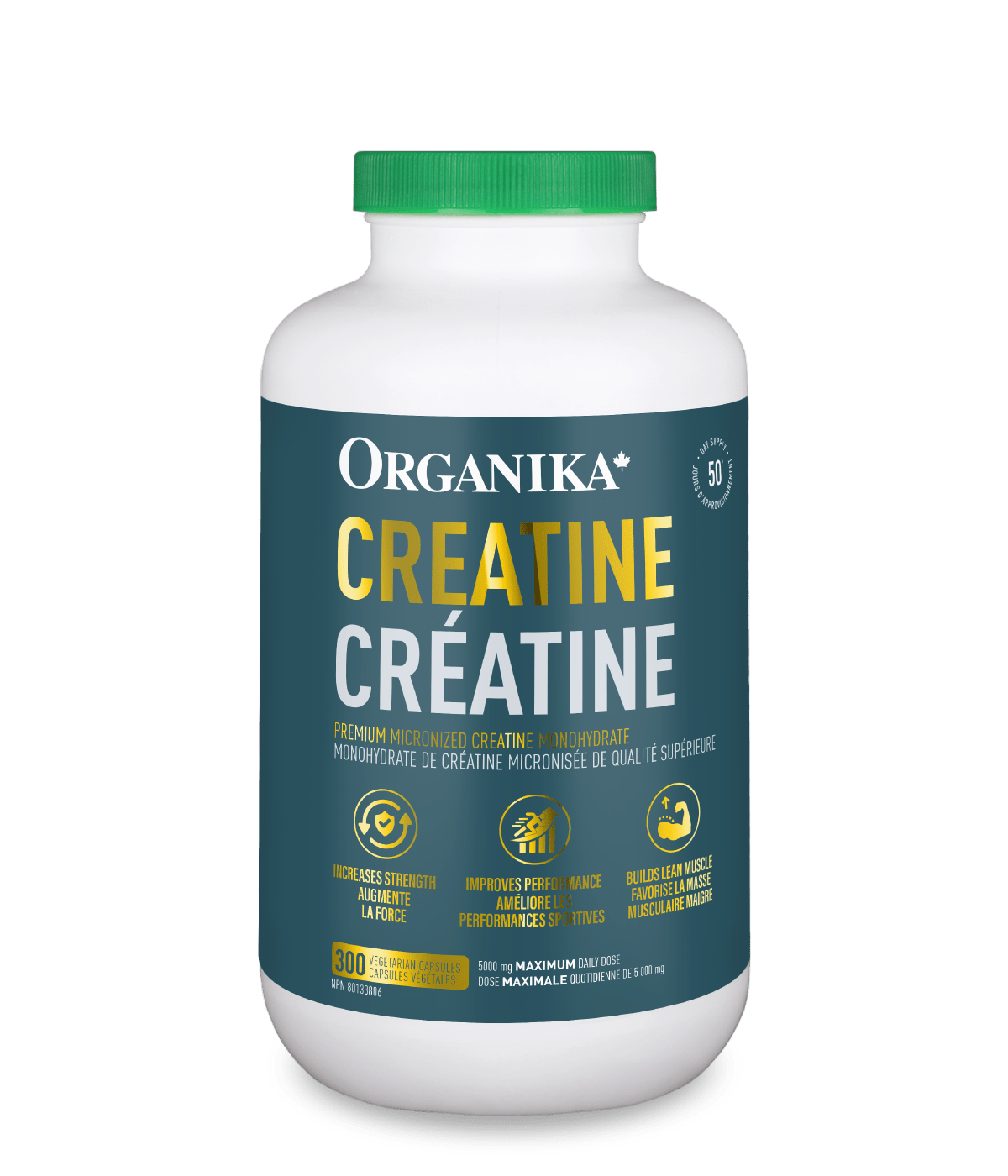 Organika - CREATINE CAPSULES 300 CAPS