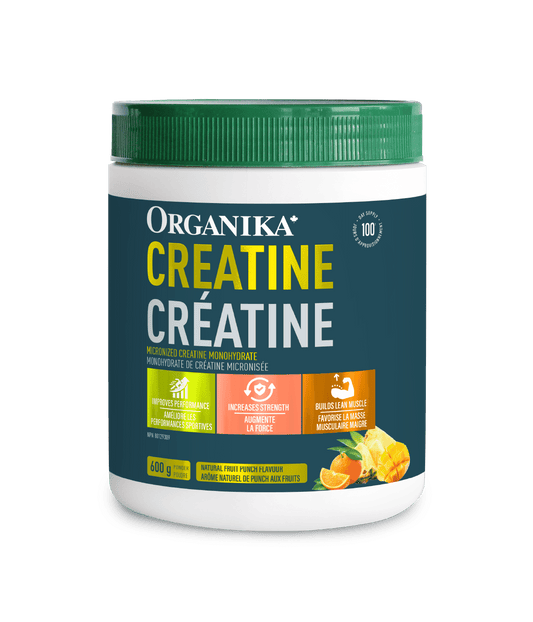 Organika - CREATINE FRUIT PUNCH POWDER 600g