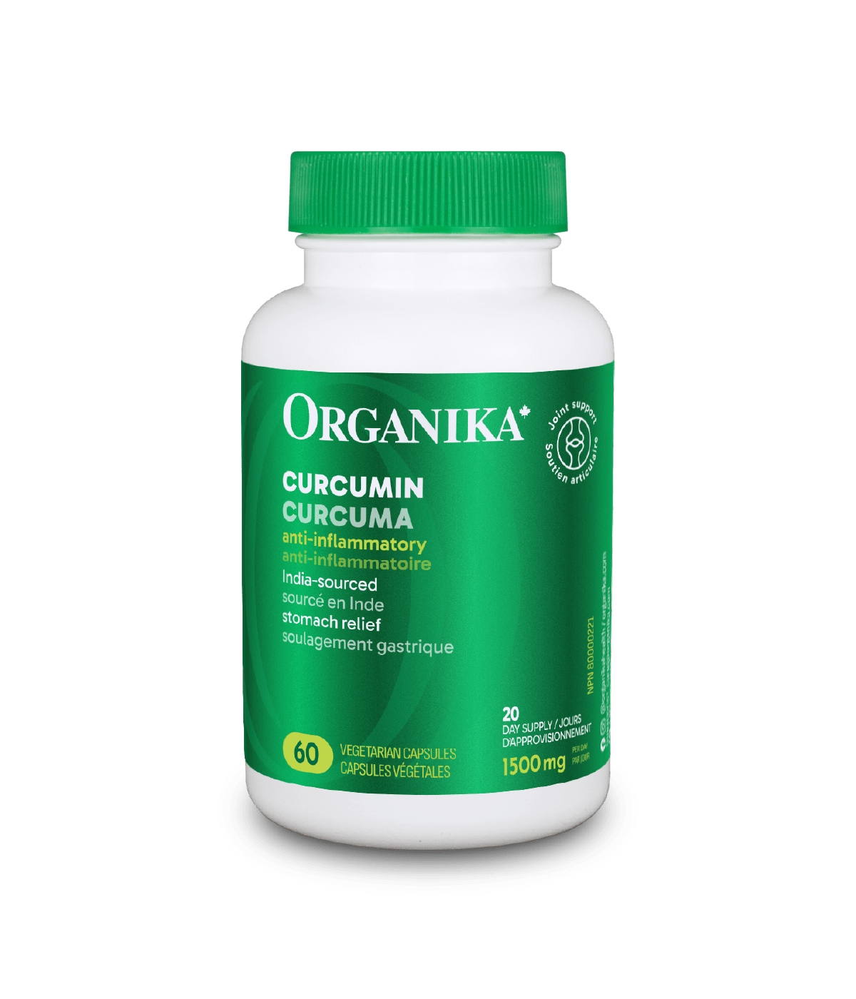 Organika - CURCUMIN 500MG 60VCAP