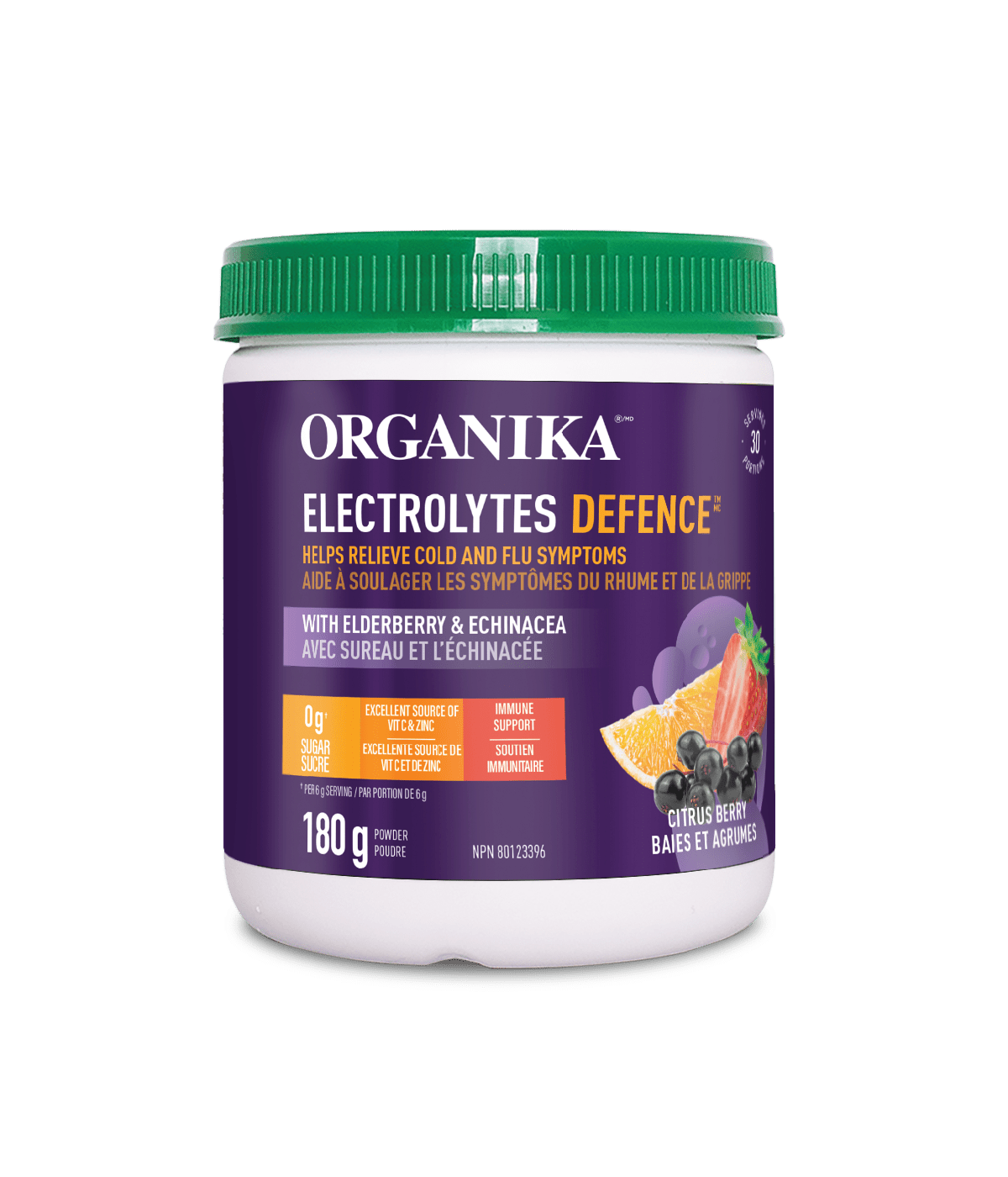 Organika - ELECTROLYTES DEFENCE ELDERBERRY 180G