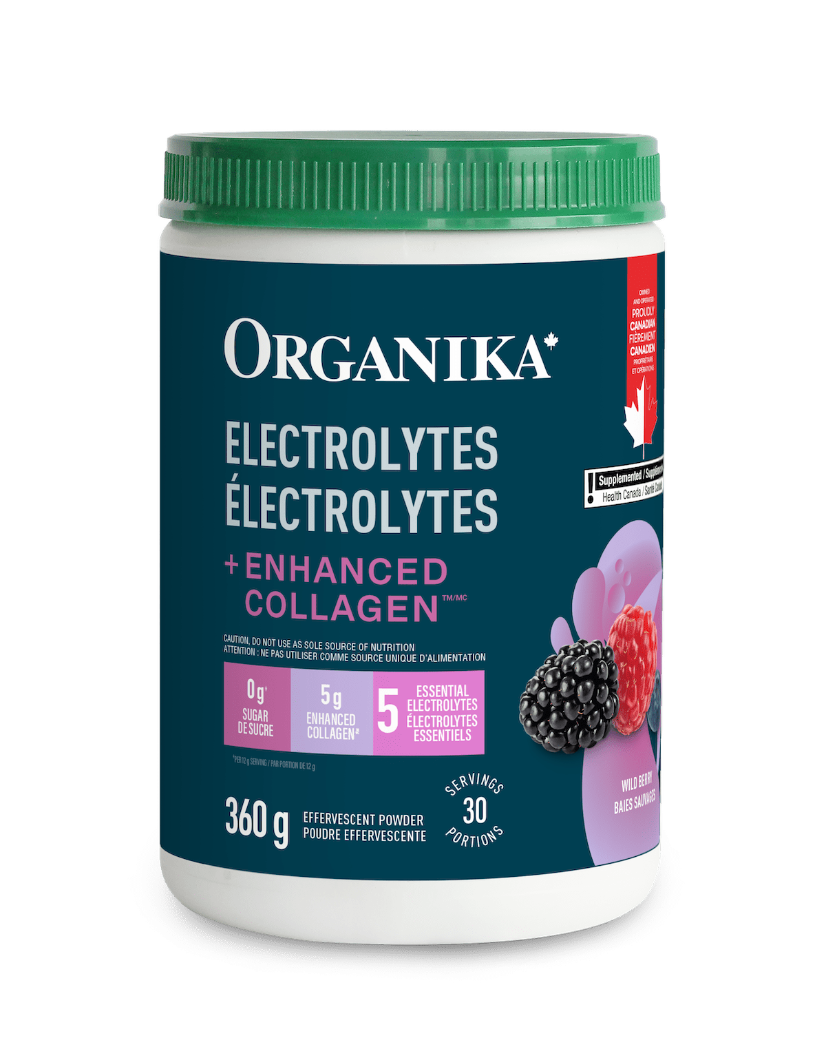 Organika - ELECTROLYTES COLLAGEN WILDBERRY 360G
