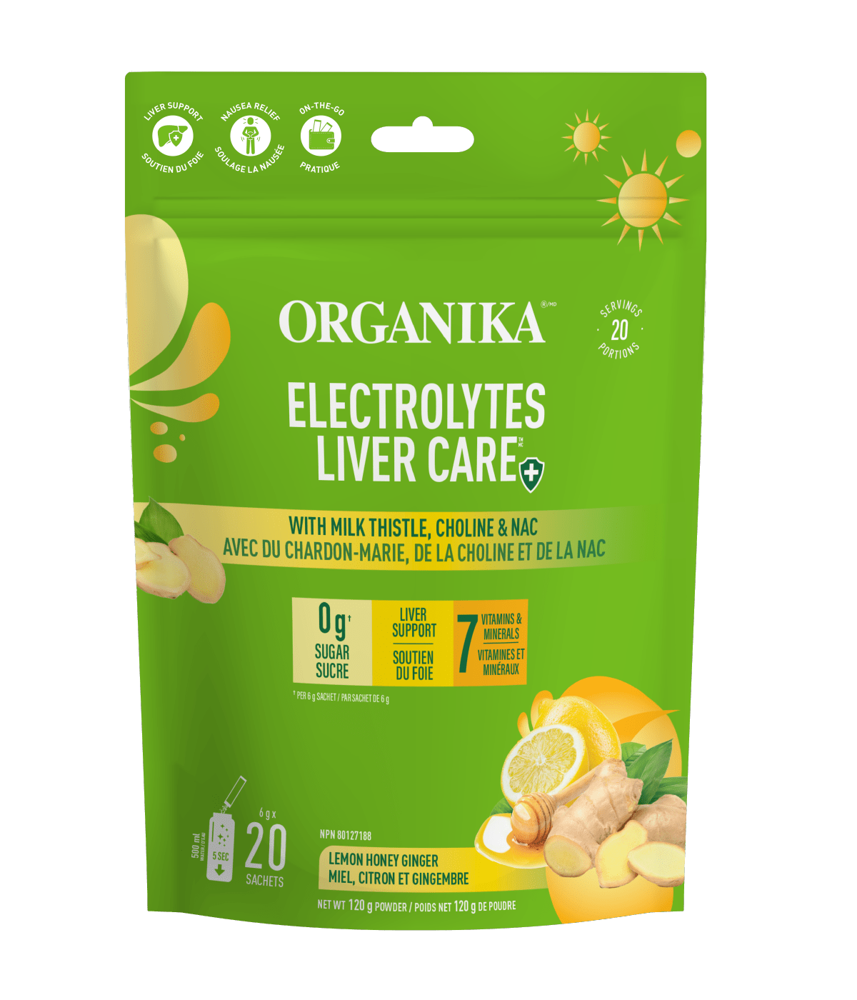 Organika - ELECTROLYTES LIVER CARE 20 BAG