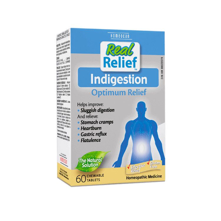 Homeocan - REAL RELIEF LINE (FOR ADULTS) TABLETS Indigestion 60 comp
