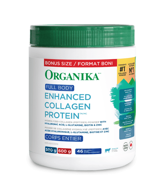 Organika - ENHANCED COLLAGEN FULL BODY PROTEIN 600G