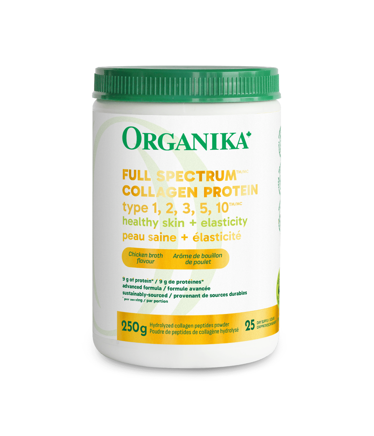 Organika - FULL SPECTRUM COLLAGEN TYPE 1-3,5,10 250G