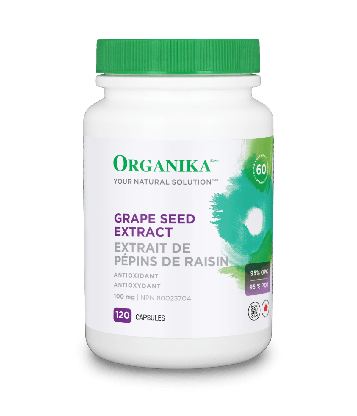 Organika - GRAPE SEED EXTRACT 100MG 120CAP